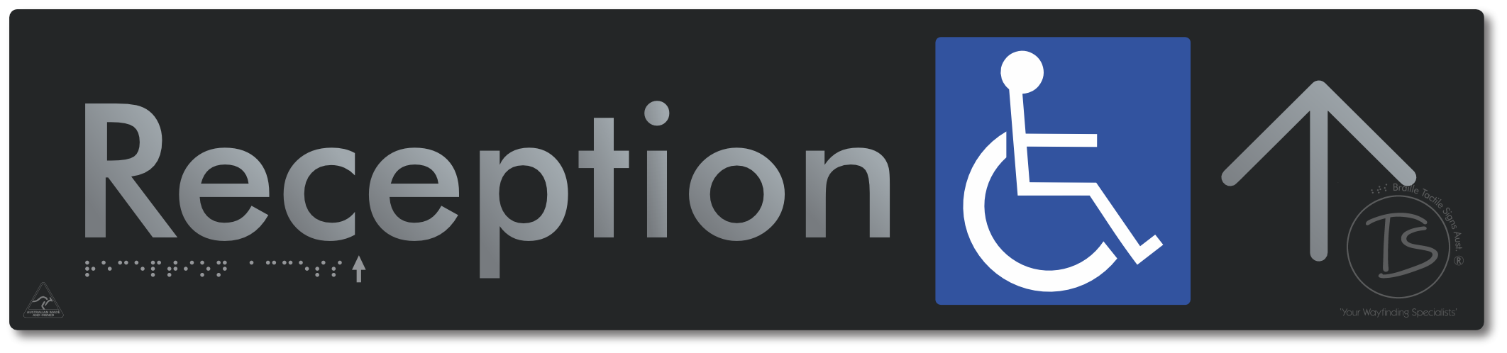 Reception Access with Large Directional Arrow