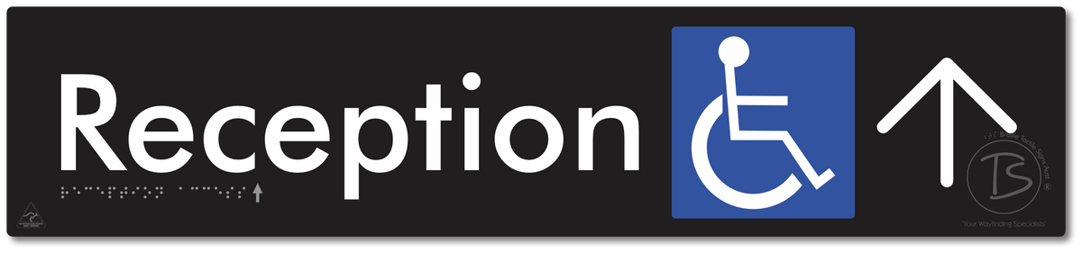 Reception Access with Large Directional Arrow
