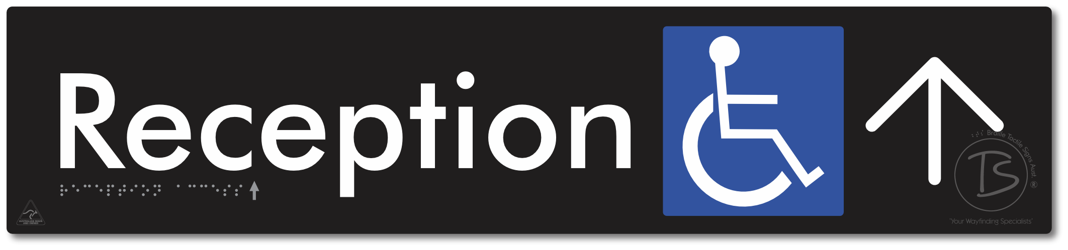 Reception Access with Large Directional Arrow