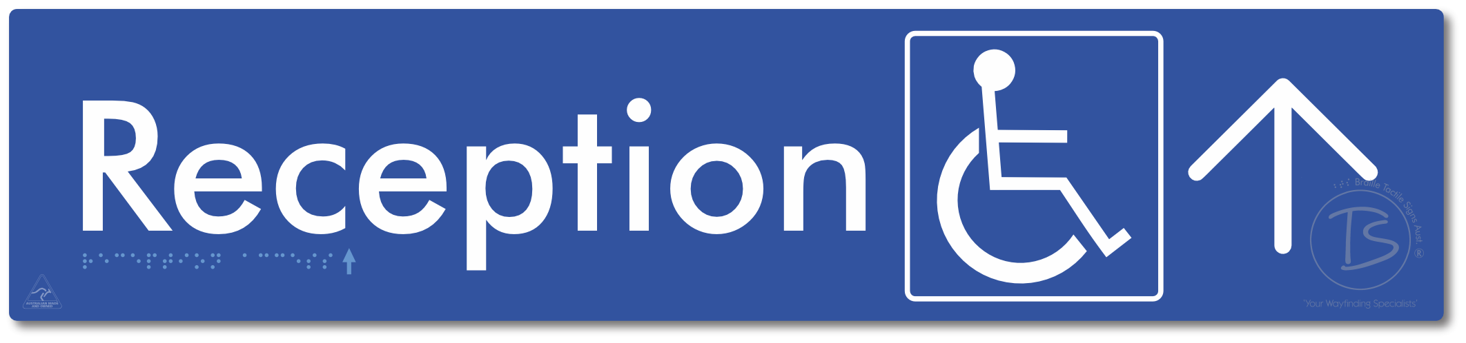 Reception Access with Large Directional Arrow