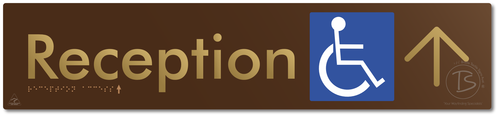 Reception Access with Large Directional Arrow