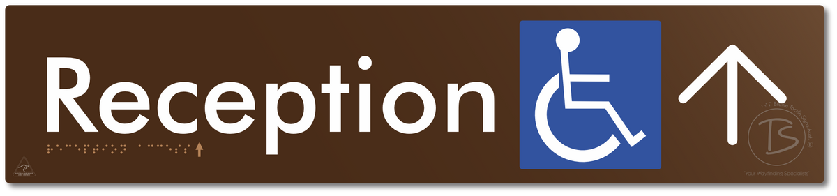 Reception Access with Large Directional Arrow