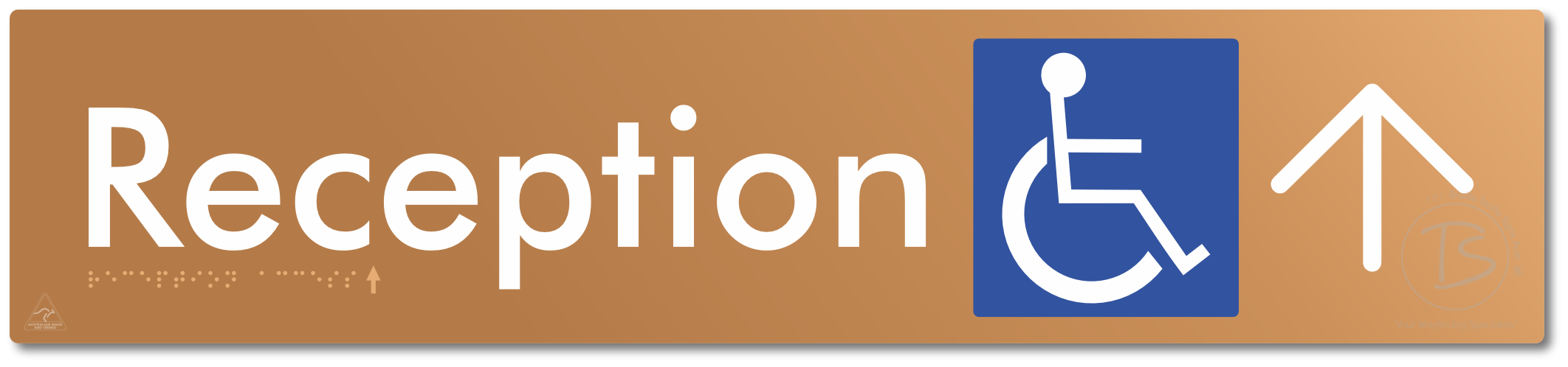 Reception Access with Large Directional Arrow
