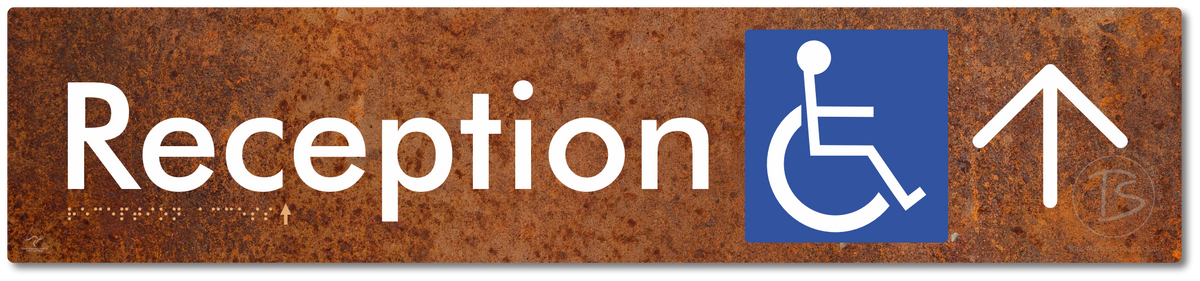 Reception Access with Large Directional Arrow