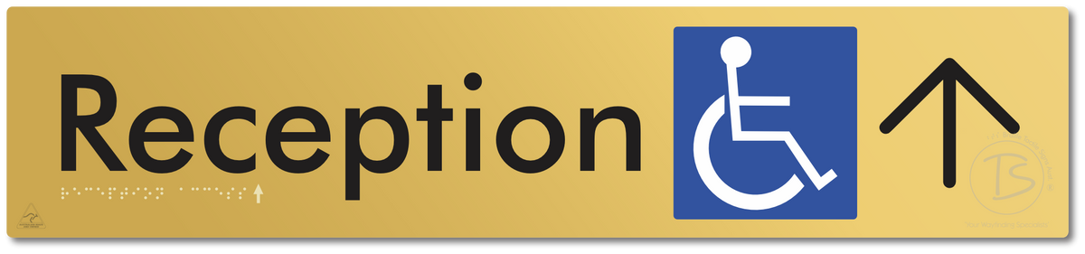 Reception Access with Large Directional Arrow