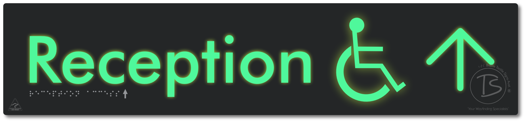 Reception Access with Large Directional Arrow