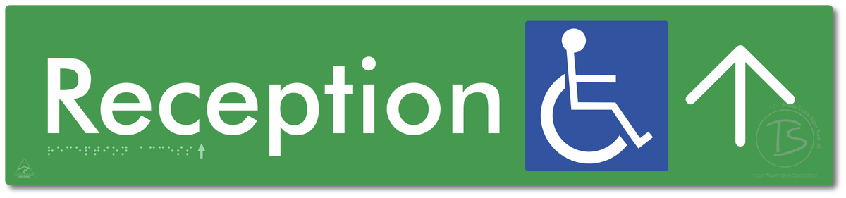 Reception Access with Large Directional Arrow