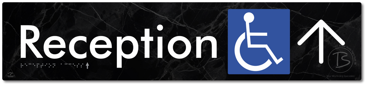Reception Access with Large Directional Arrow
