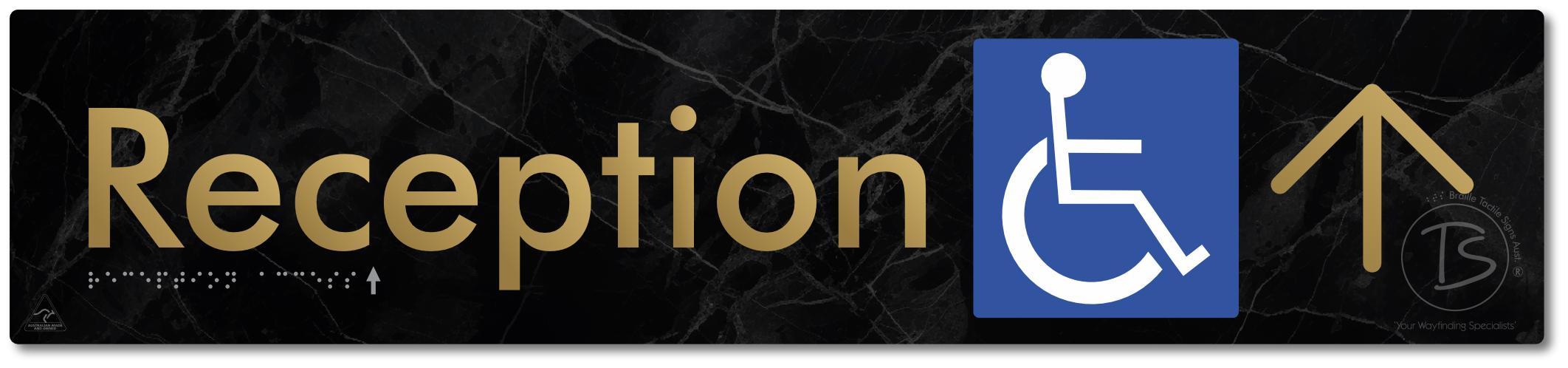 Reception Access with Large Directional Arrow