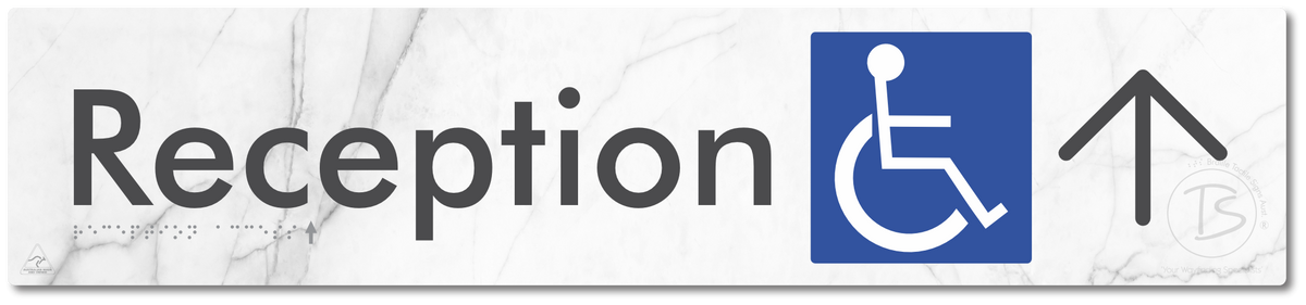 Reception Access with Large Directional Arrow