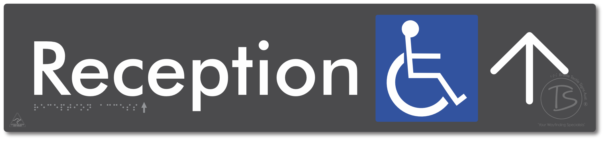 Reception Access with Large Directional Arrow