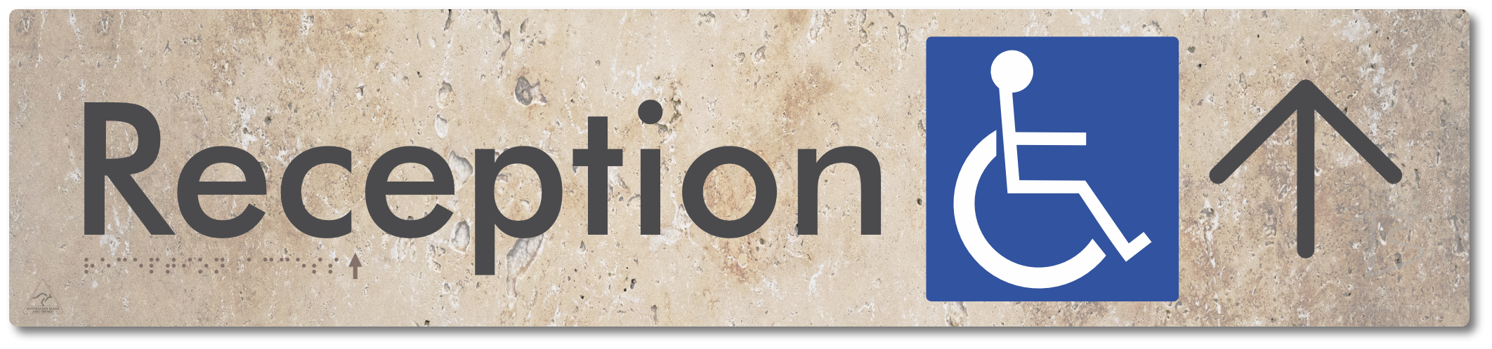 Reception Access with Large Directional Arrow
