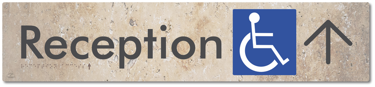 Reception Access with Large Directional Arrow