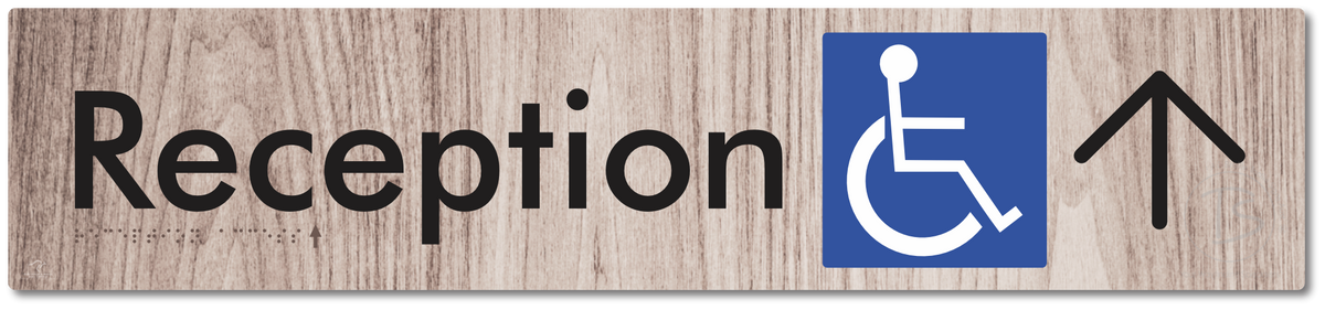Reception Access with Large Directional Arrow