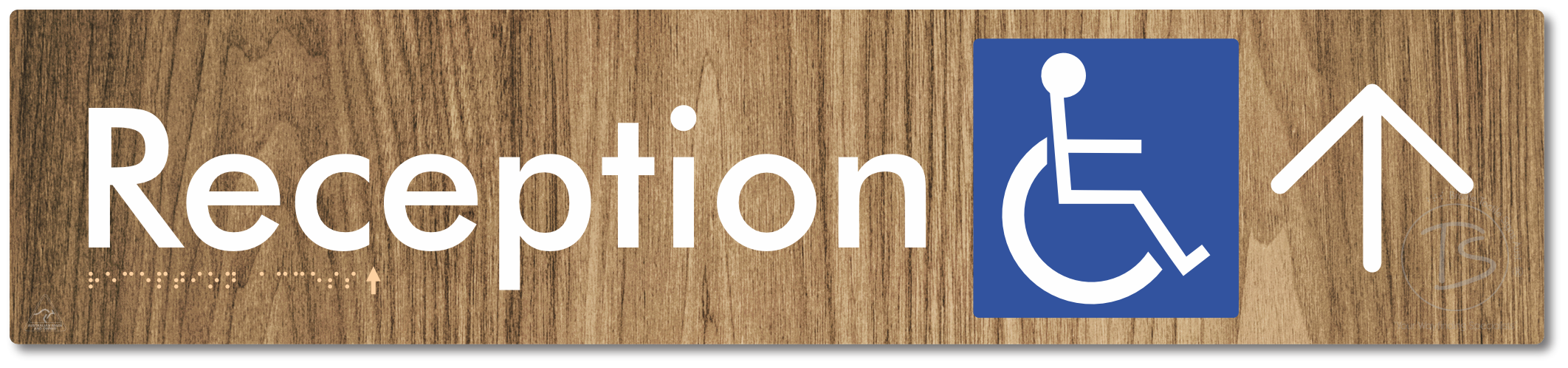 Reception Access with Large Directional Arrow