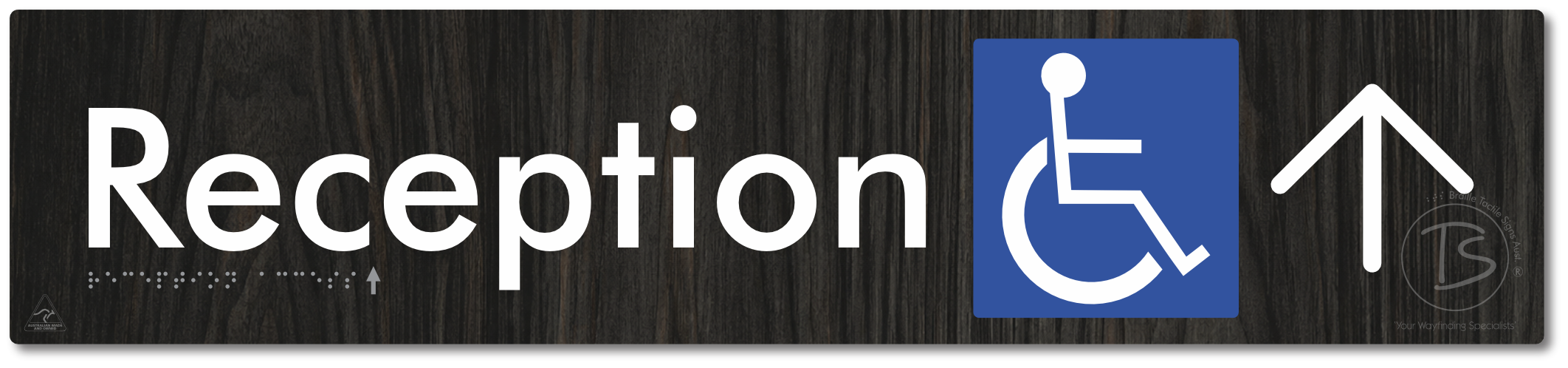 Reception Access with Large Directional Arrow