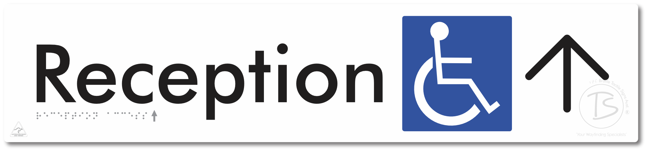 Reception Access with Large Directional Arrow