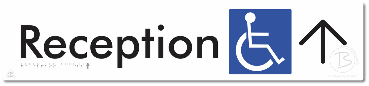 Reception Access with Large Directional Arrow