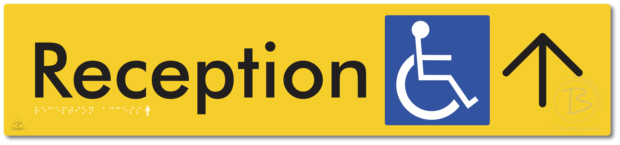 Reception Access with Large Directional Arrow