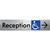 Reception Access with Large Directional Arrow