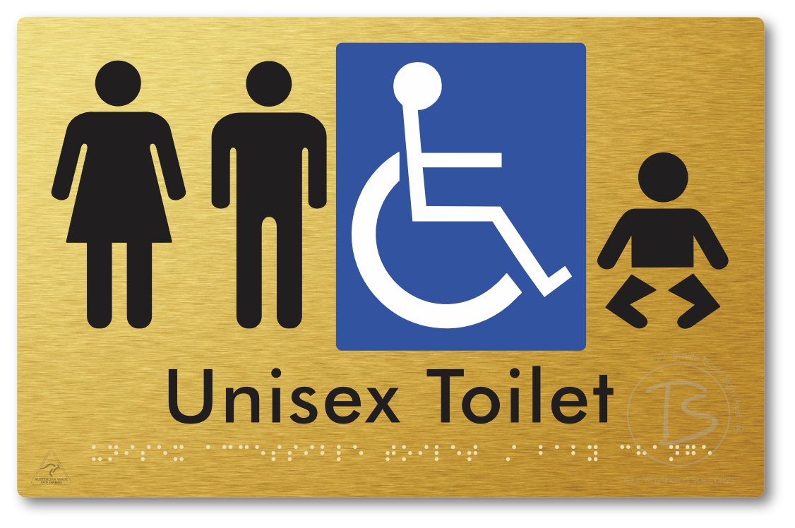 Unisex Accessible Toilet Baby Change