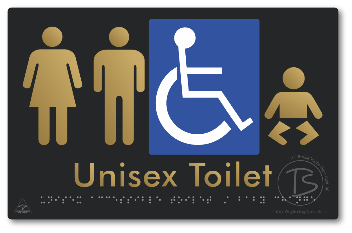 Unisex Accessible Toilet Baby Change