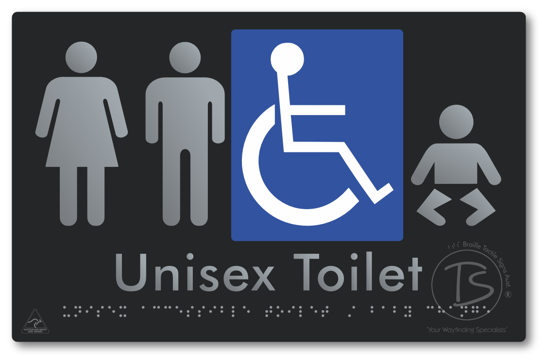 Unisex Accessible Toilet Baby Change