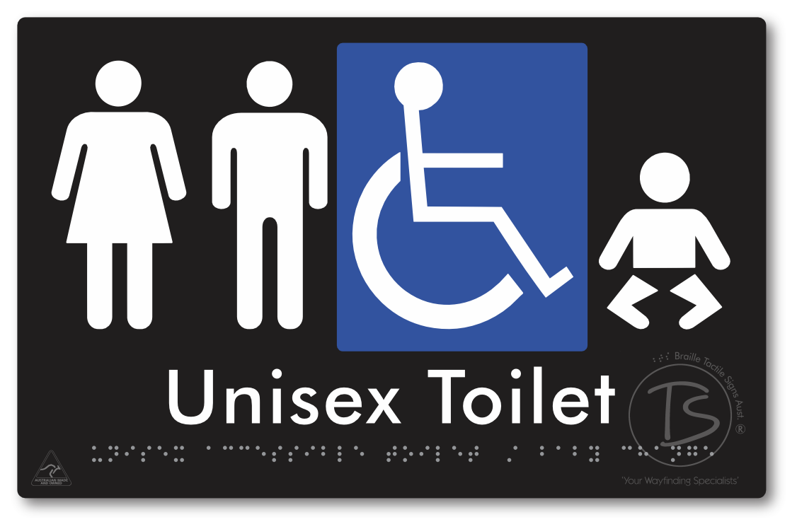 Unisex Accessible Toilet Baby Change