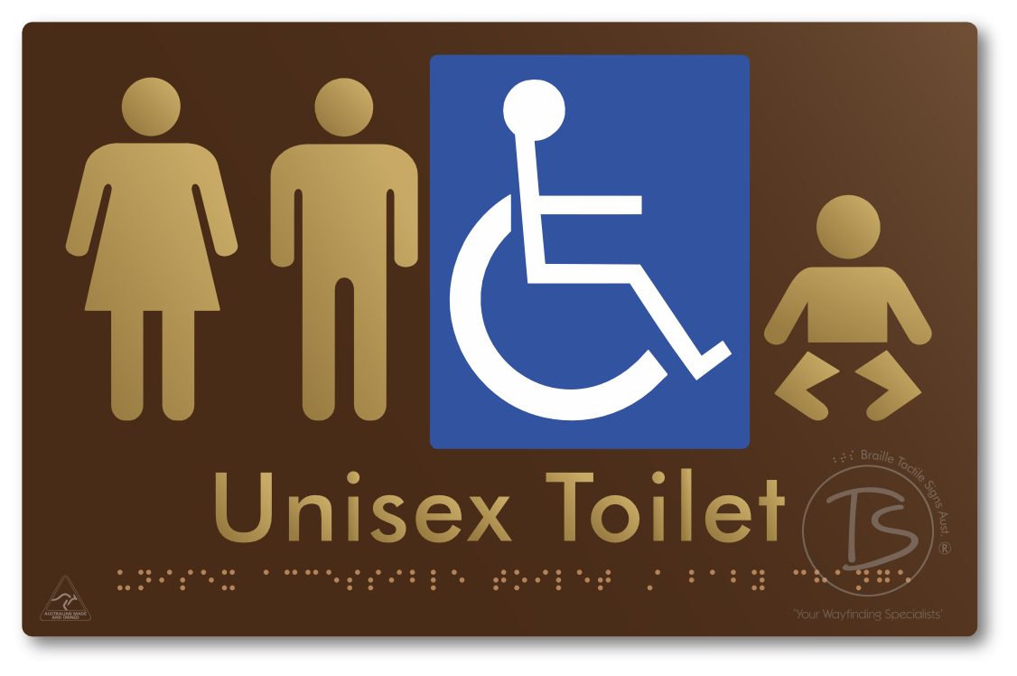 Unisex Accessible Toilet Baby Change