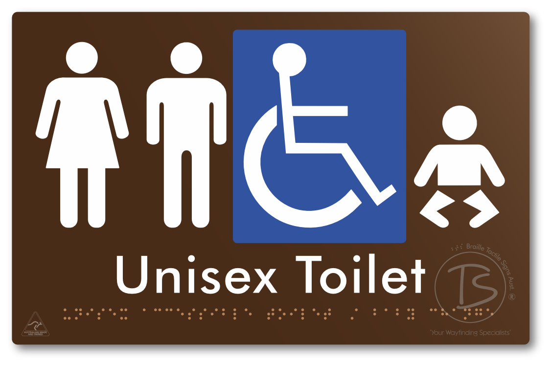 Unisex Accessible Toilet Baby Change