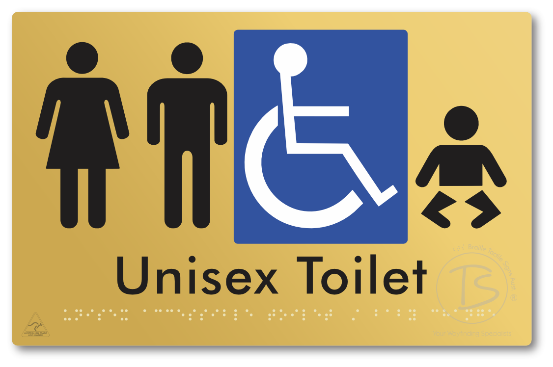 Unisex Accessible Toilet Baby Change