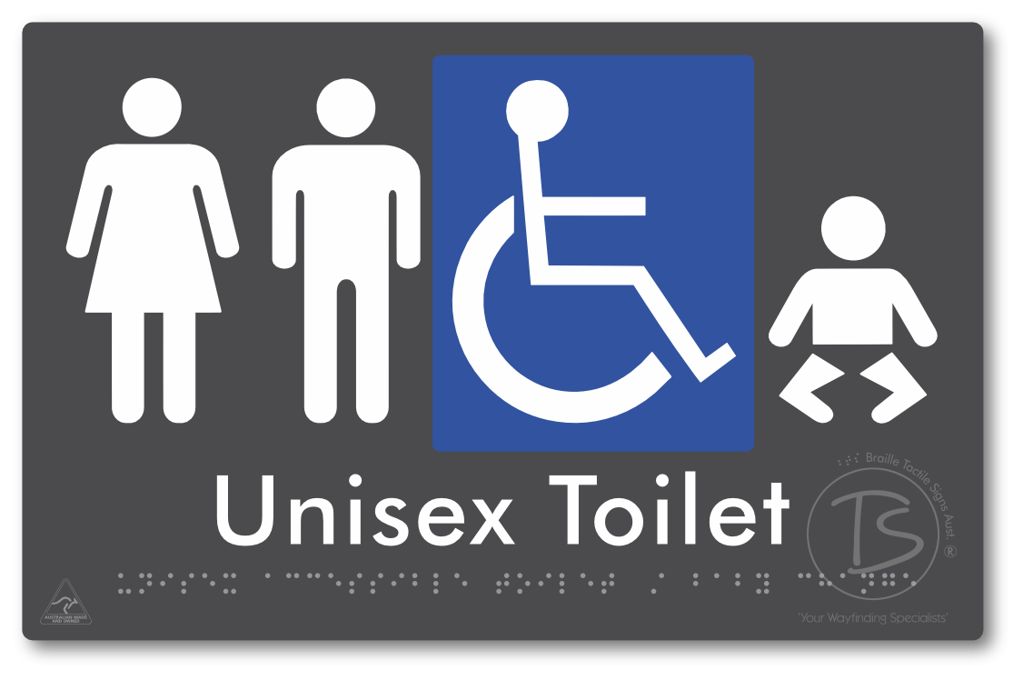 Unisex Accessible Toilet Baby Change