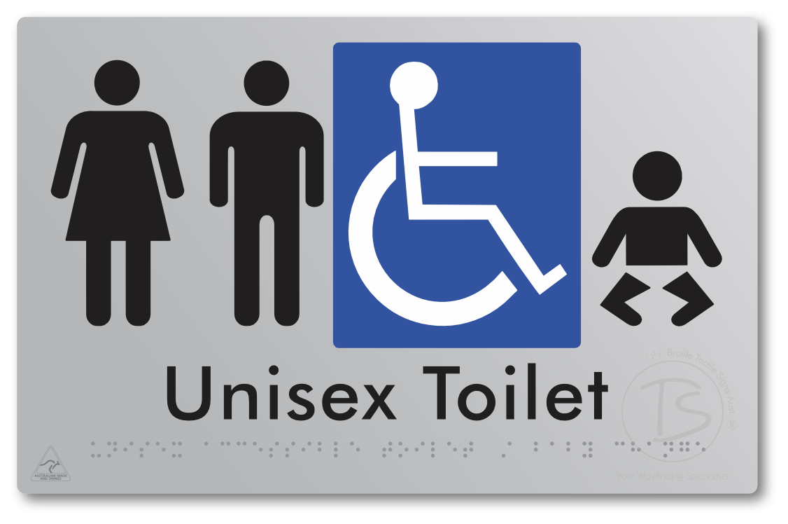 Unisex Accessible Toilet Baby Change