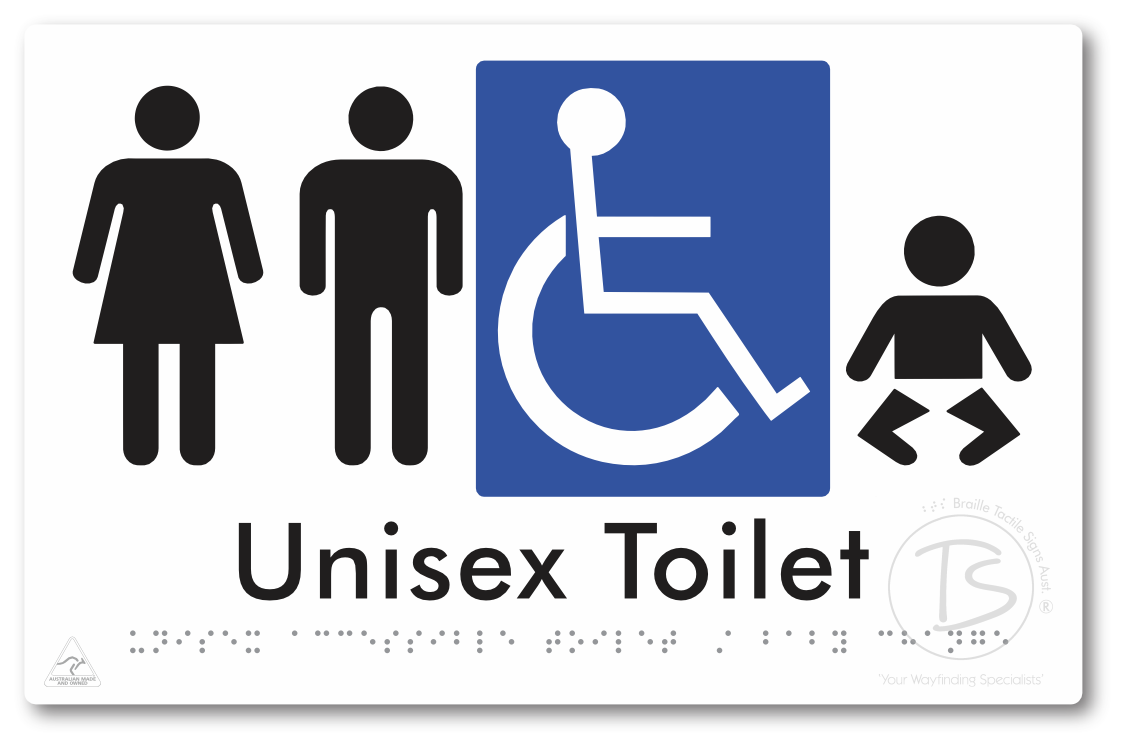 Unisex Accessible Toilet Baby Change