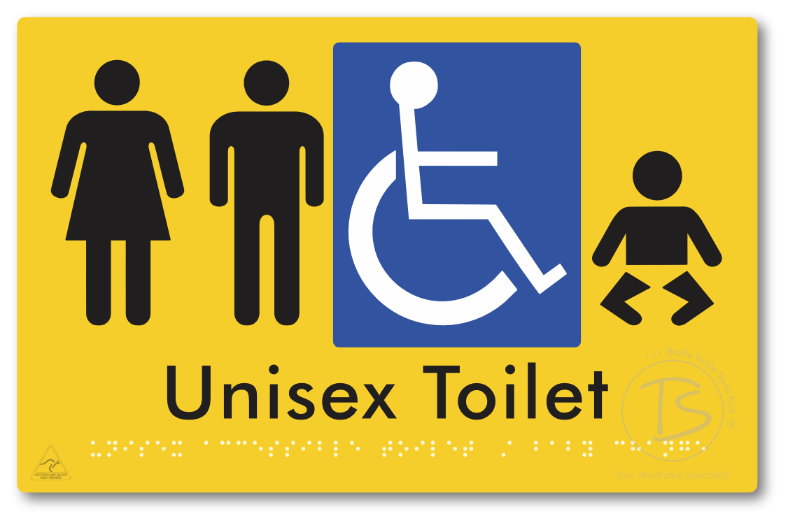 Unisex Accessible Toilet Baby Change