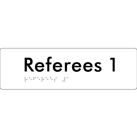 Referees 1 - Braille Tactile Signs Aust.