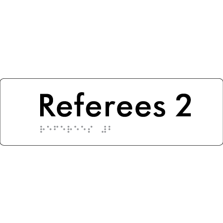 Referees 2 - Braille Tactile Signs Aust.