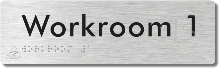 Workroom 1 - Braille Tactile Signs Aust.