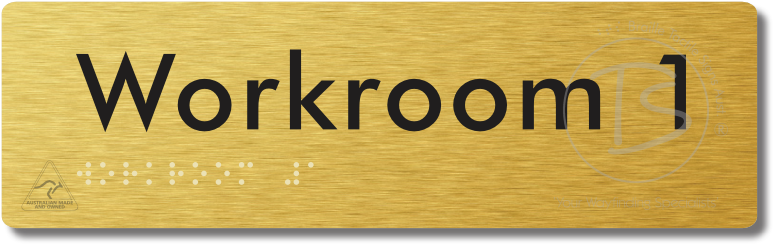 Workroom 1 - Braille Tactile Signs Aust.