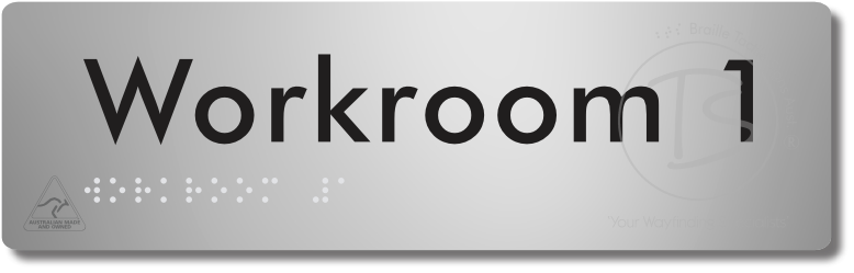 Workroom 1 - Braille Tactile Signs Aust.