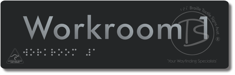 Workroom 1 - Braille Tactile Signs Aust.