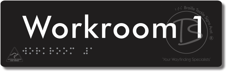 Workroom 1 - Braille Tactile Signs Aust.