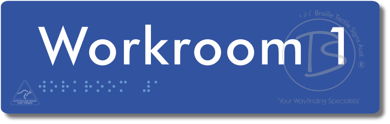 Workroom 1 - Braille Tactile Signs Aust.