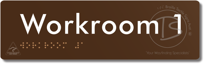 Workroom 1 - Braille Tactile Signs Aust.