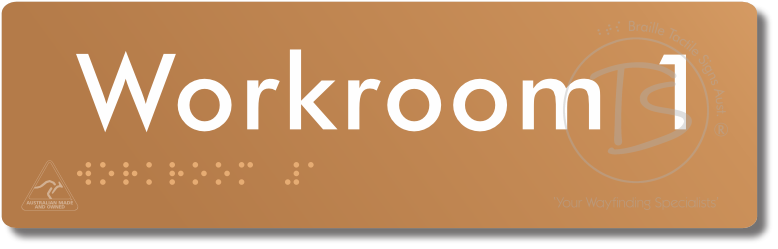 Workroom 1 - Braille Tactile Signs Aust.