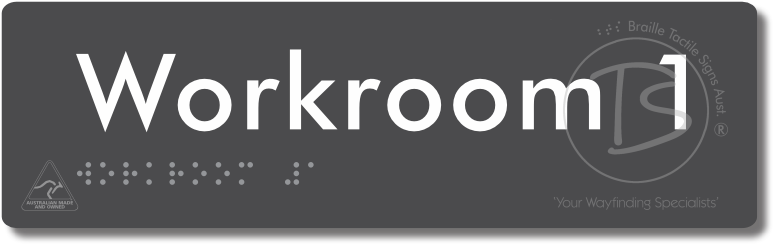 Workroom 1 - Braille Tactile Signs Aust.