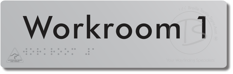 Workroom 1 - Braille Tactile Signs Aust.