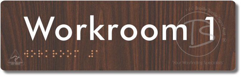 Workroom 1 - Braille Tactile Signs Aust.