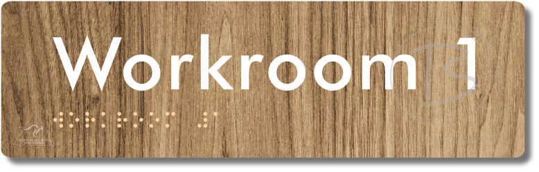 Workroom 1 - Braille Tactile Signs Aust.