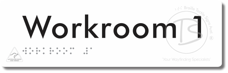 Workroom 1 - Braille Tactile Signs Aust.